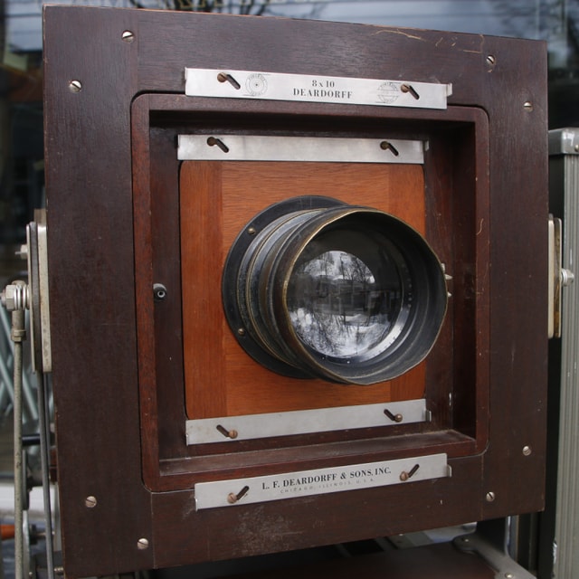 Deardorff P8 8x10 Studio Camera with Bausch and Lomb Tessar f4.5 Lens