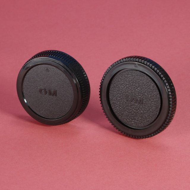 Camera Body and Rear Lens Caps for Olympus OM