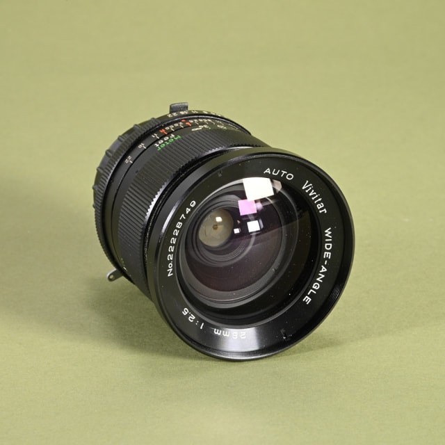 Vivitar 28mm f2.5 Auto Wide-Angle Lens for Minolta MC