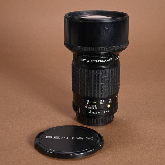 Pentax 300mm f4 SMC Pentax-A (Green Star) Lens for PK-A