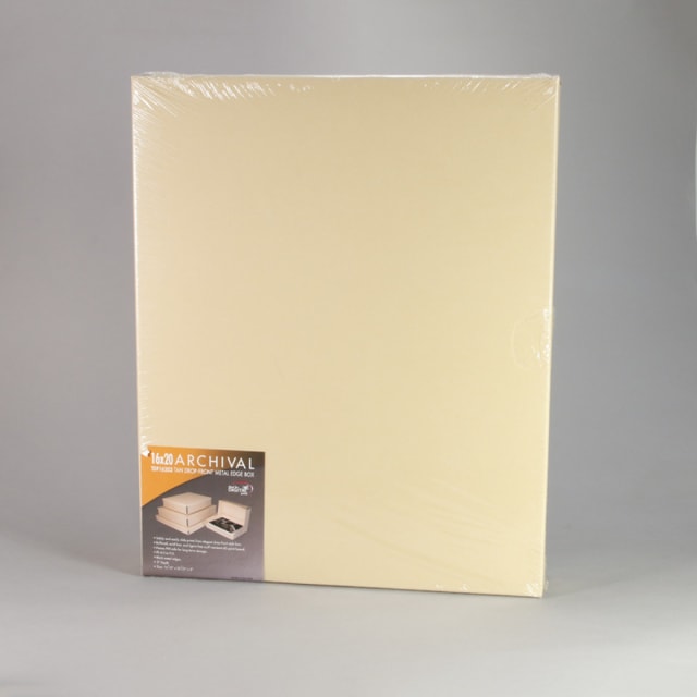 Print File Archival Tan Storage Box - 16x20