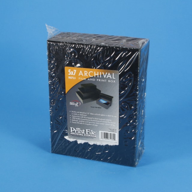 Print File Archival Film and Print Box (2.5 inches deep) - 5x7