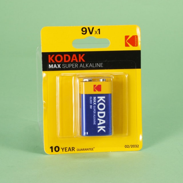 Kodak Max Super Alkaline 9v Battery