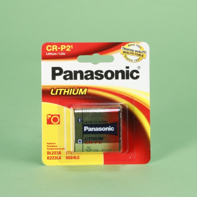 Panasonic CR-P2 6V Lithium Battery