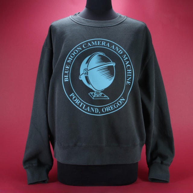 Blue Moon Camera Crewneck Sweatshirt - Cropped - Small Size - 2026 Edition