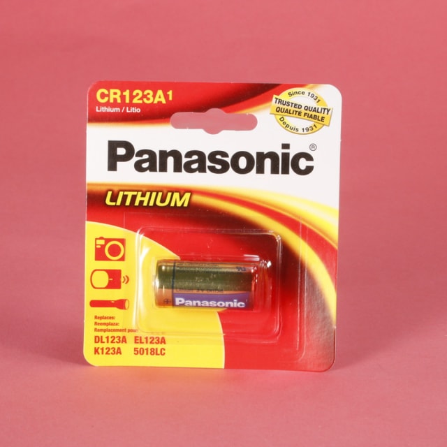 Panasonic CR123A - 3V Lithium Battery