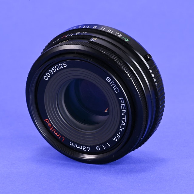 Pentax 43mm f1.9 Limited SMC Pentax-FA Lens for Pentax AF