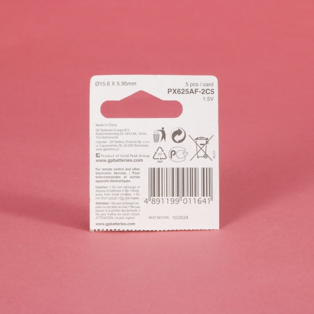 GP PX625A 1.5v Alkaline Battery (Single)