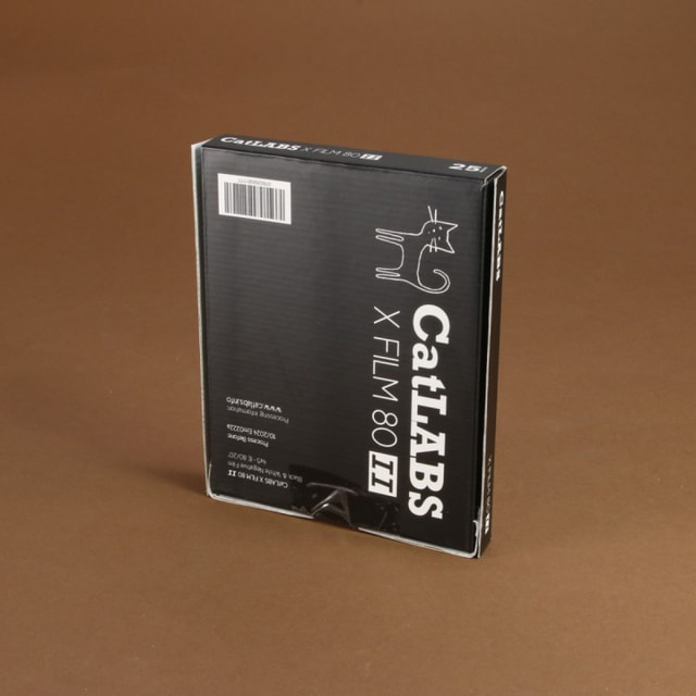 CatLABS X Film 80 - 4x5 Sheet Film - 25 sheets
