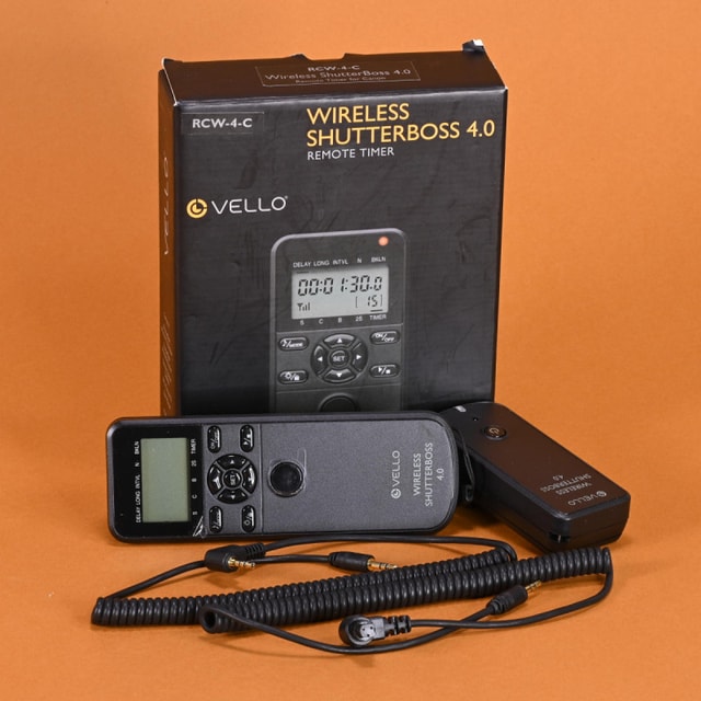 Vello Wireless ShutterBoss 4.0 Remote Timer RCW-4-C for Canon