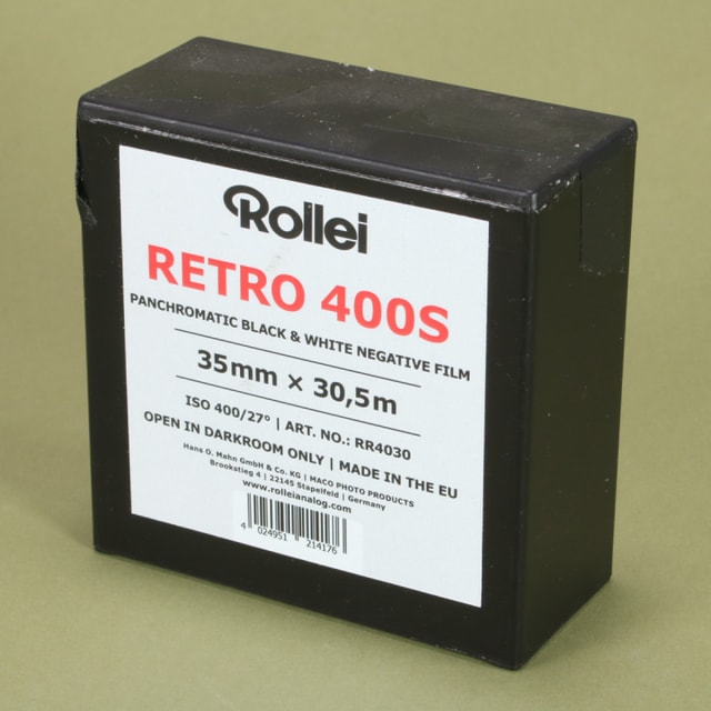 Rollei Retro 400S 35mm Film - 35mm x 100 ft. Bulk Roll