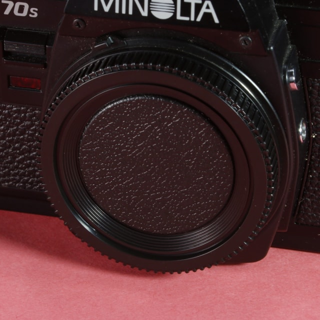 Camera Body and Rear Lens Caps for Minolta SR (Minolta MC/MD)