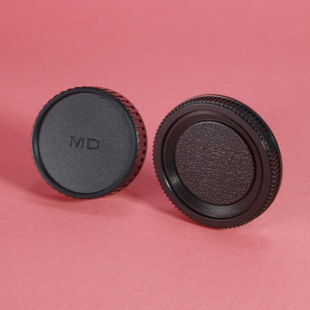 Camera Body and Rear Lens Caps for Minolta SR (Minolta MC/MD)