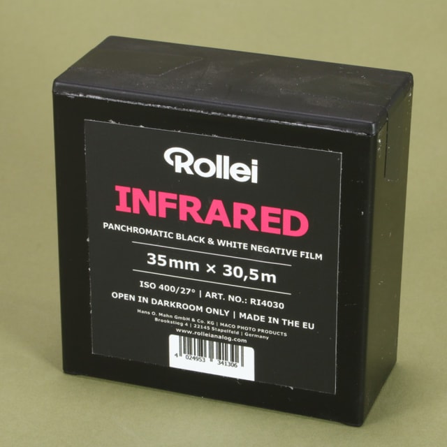 Rollei Infrared 400 ISO 35mm Film - 35mm x 100 ft. Bulk Roll