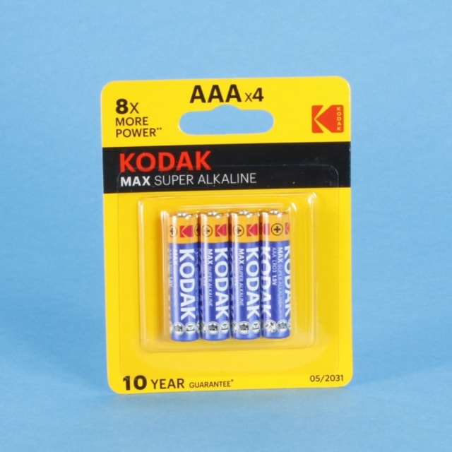 Kodak AAA 1.5v battery - Four Pack