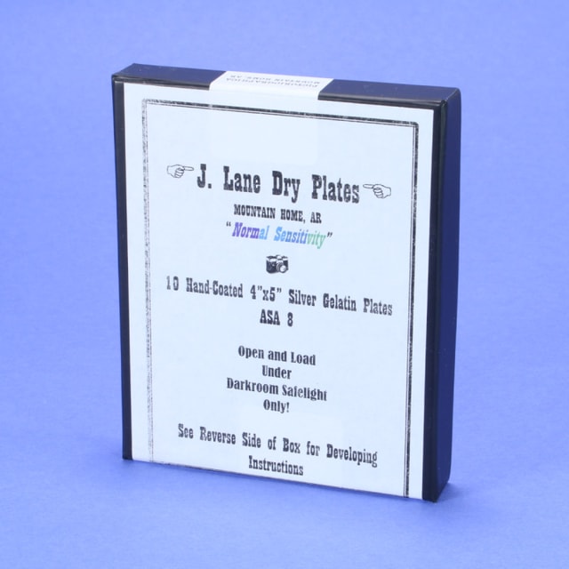 J. Lane Dry Plate 4x5 - Box of 10 Plates