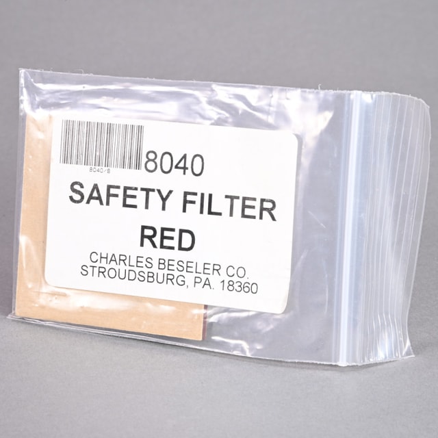 Beseler Red Safety Filter Replacement