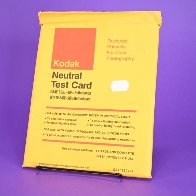 Kodak Neutral Test Card (Set of 4)
