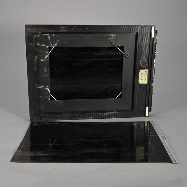 Fidelity 8x10 Cut Film Holder Modified for 5x7 Wet Plate