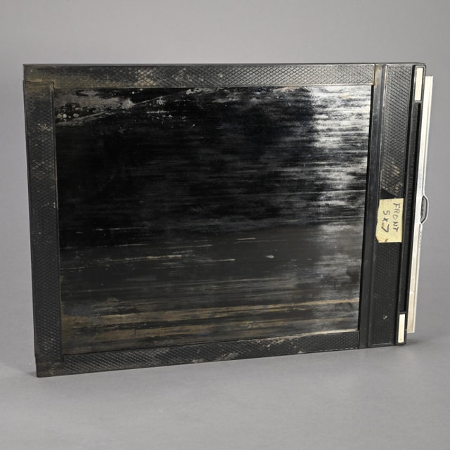 Fidelity 8x10 Cut Film Holder Modified for 5x7 Wet Plate
