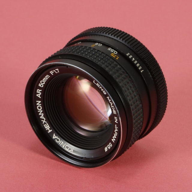 Konica 50mm f1.7 Hexanon AR Lens