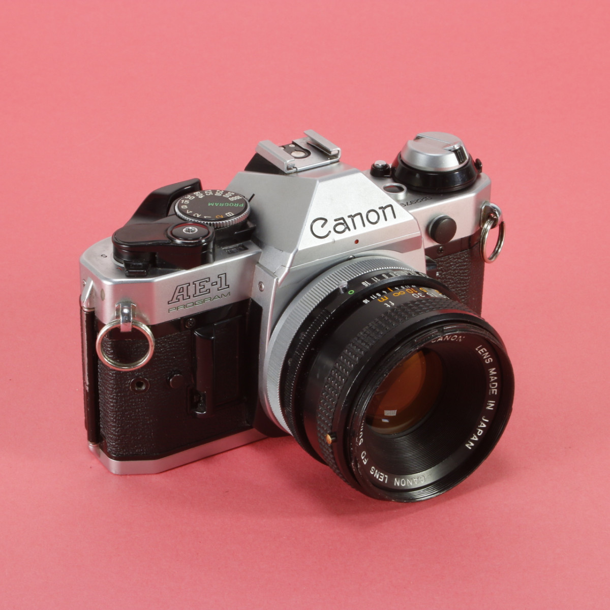 Canon AE-1 Program Camera with Canon 50mm f1.8 Lens | Blue Moon Camera