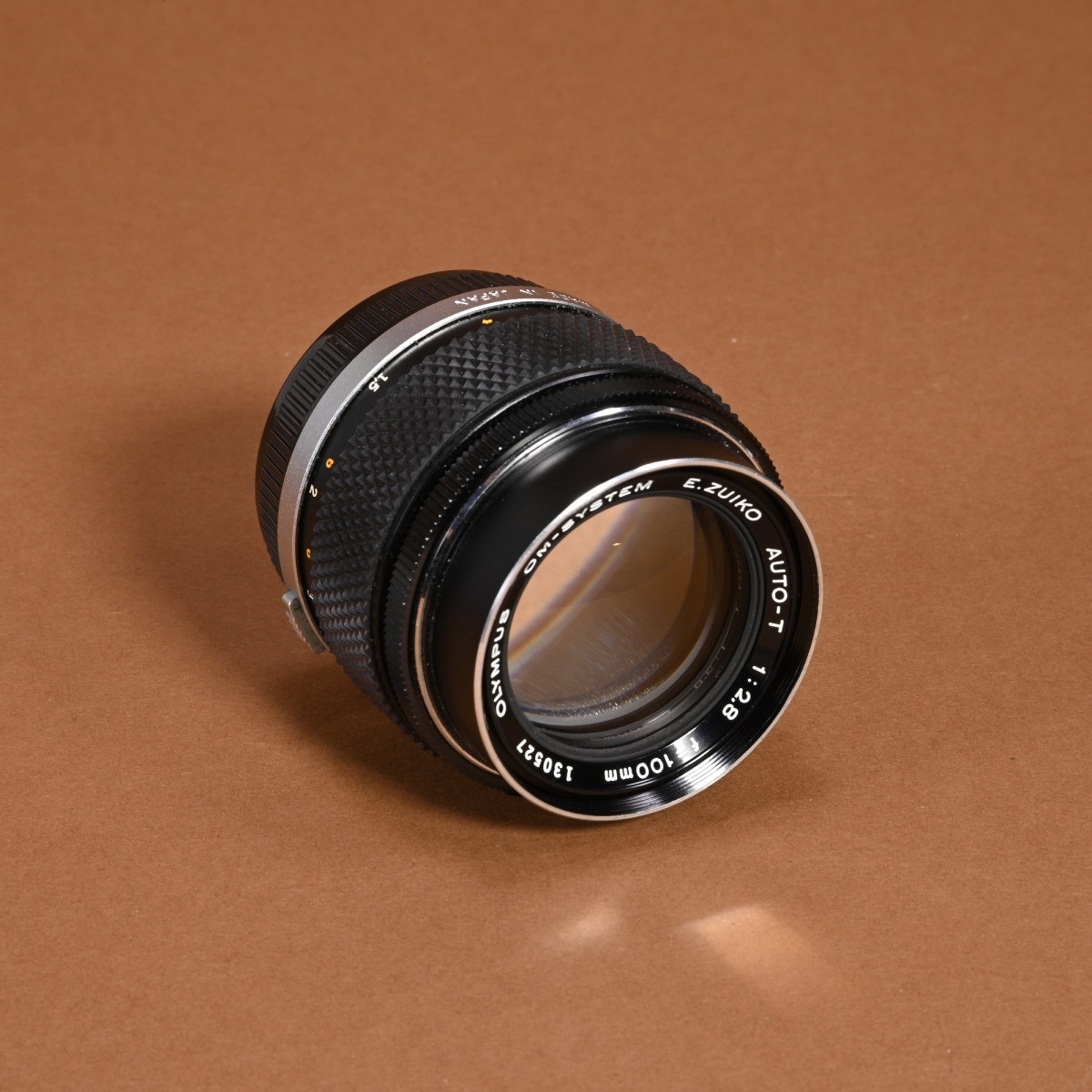 Used Olympus 100mm f2.8 E.Zuiko Auto-T Lens for OM System | Blue
