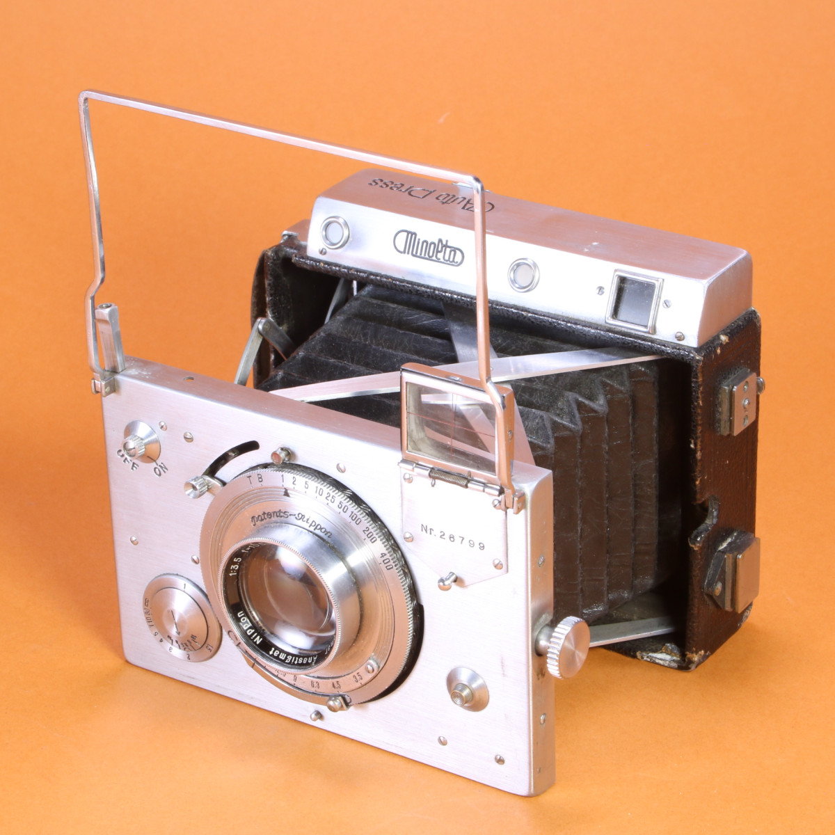 Minolta Auto Press Vintage Camera | Blue Moon Camera