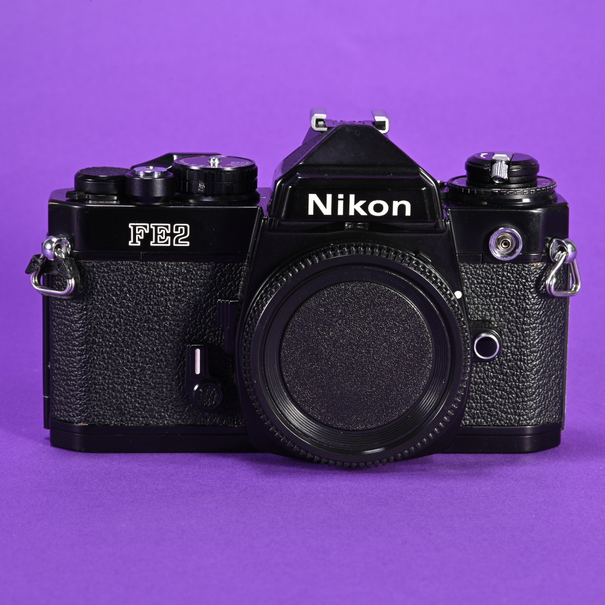 Nikon FE2 35mm SLR Camera - Black | Blue Moon Camera