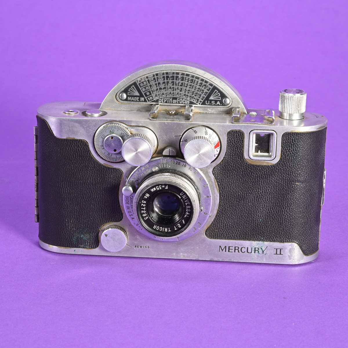 Mercury II (Model CX) - A Unique Half-Frame 35mm Camera | Blue