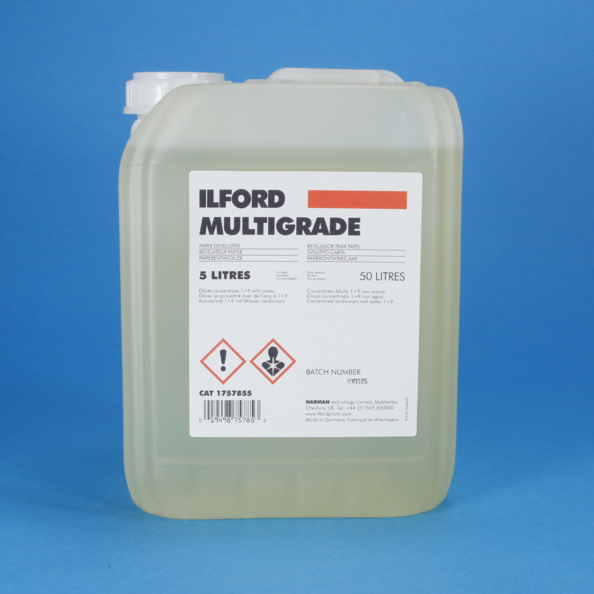 Ilford Multigrade Paper Developer - 5 Liter | Blue Moon Camera