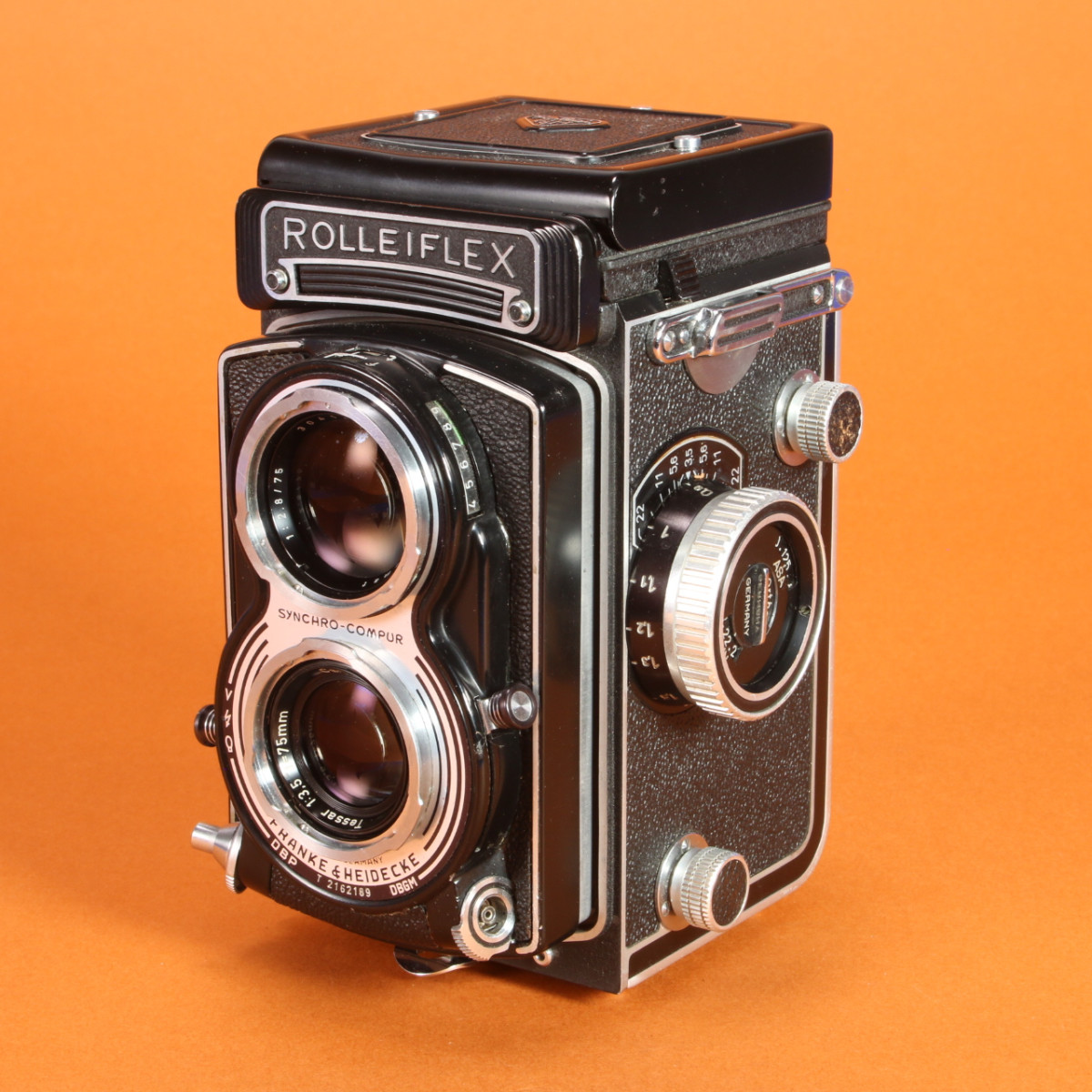 Roleflex Used Rollei Rolleiflex T Medium-Format TLR Camera | Blue Moon Camera