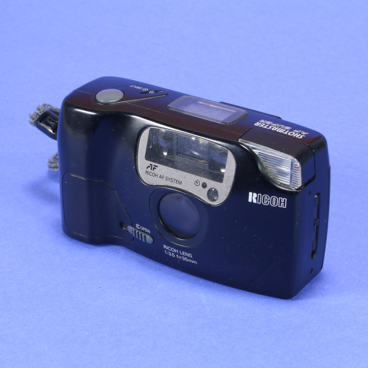 Ricoh Shotmaster AF Super: 35mm Point and Shoot Camera | Blue Moon